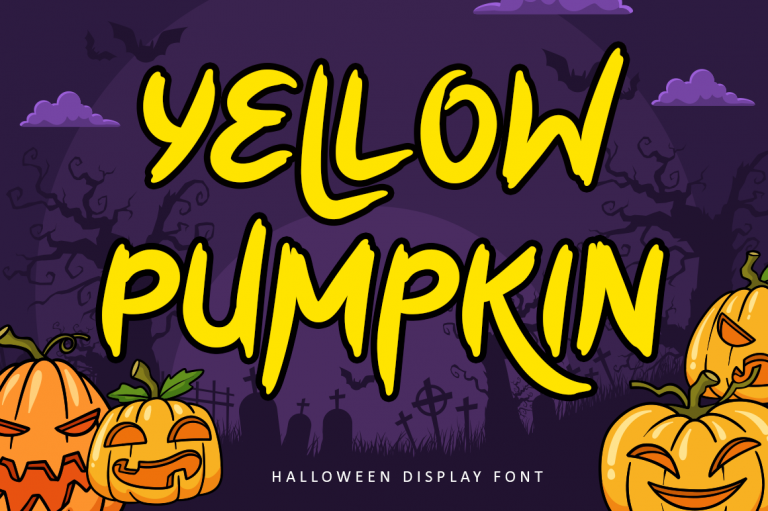 Spooky Brush Halloween Font